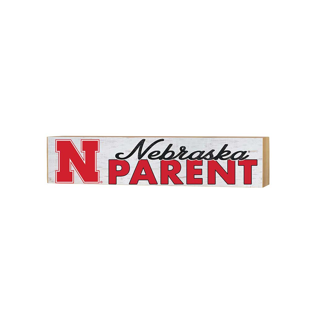 3x13 Block Weathered Parents Nebraska Cornhuskers