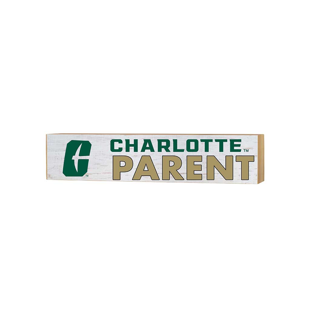 3x13 Block Weathered Parents North Carolina Charlotte 49ers