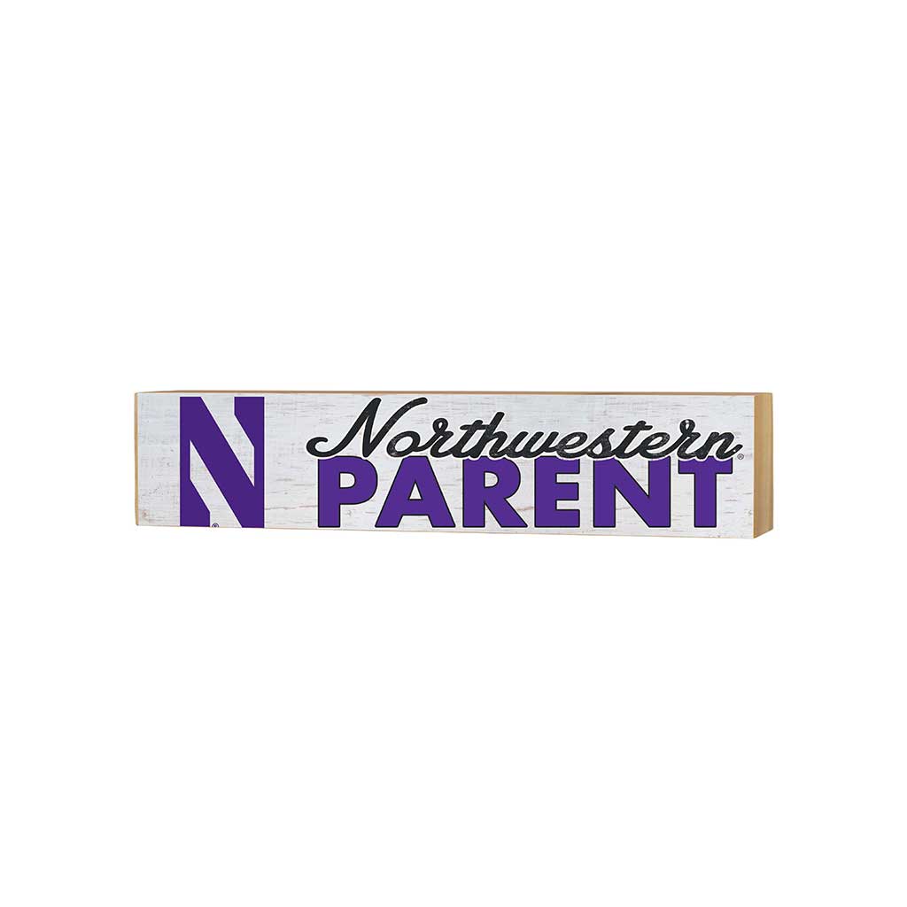 3x13 Block Weathered Parents Northwestern Wildcats