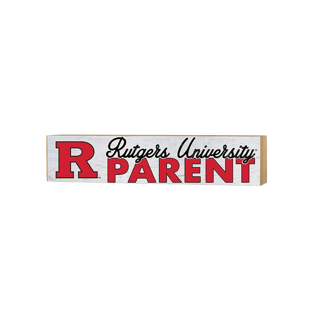 3x13 Block Weathered Parents Rutgers Scarlet Knights