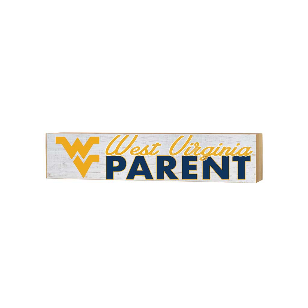 3x13 Block Weathered Parents West Virginia Mountaineers