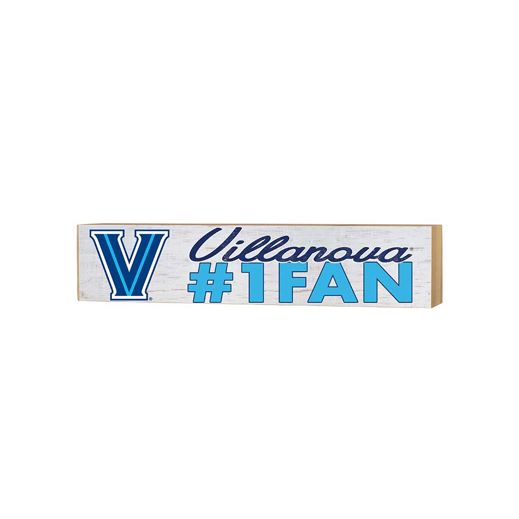 3x13 Block Weathered #1 Fan Villanova Wildcats