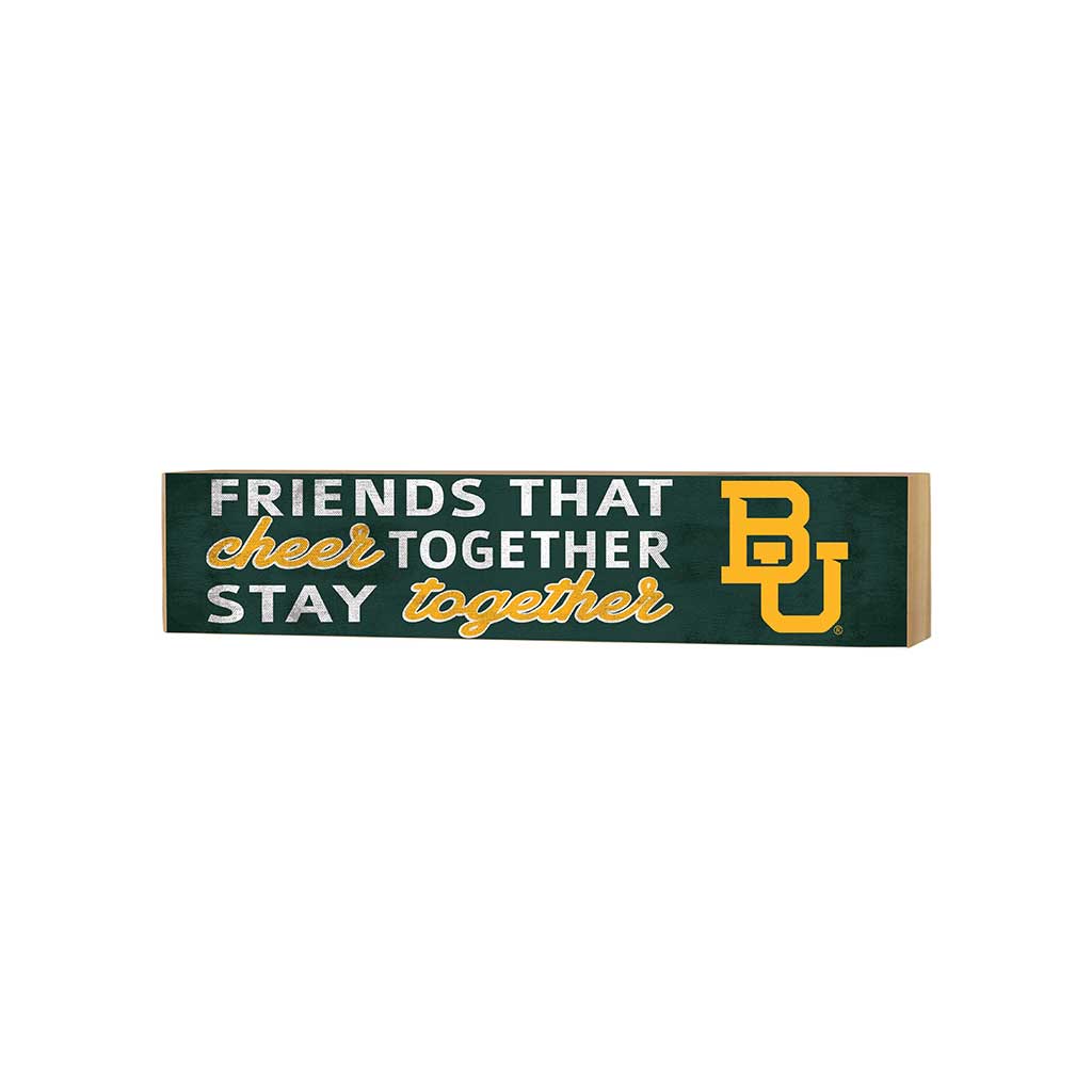 3x13 Block Team Logo Friends That Cheers Baylor Bears