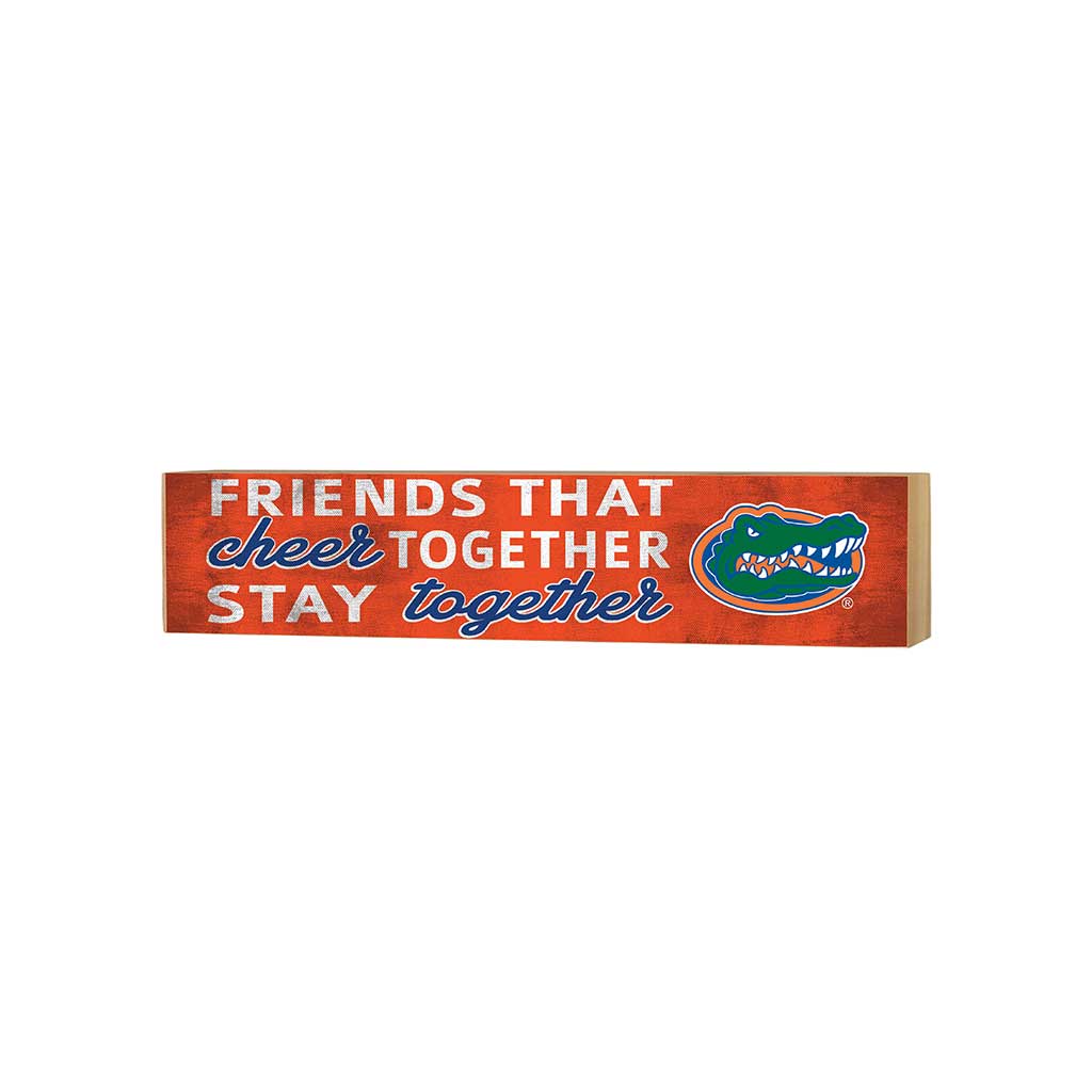 3x13 Block Team Logo Friends That Cheers Florida Gators