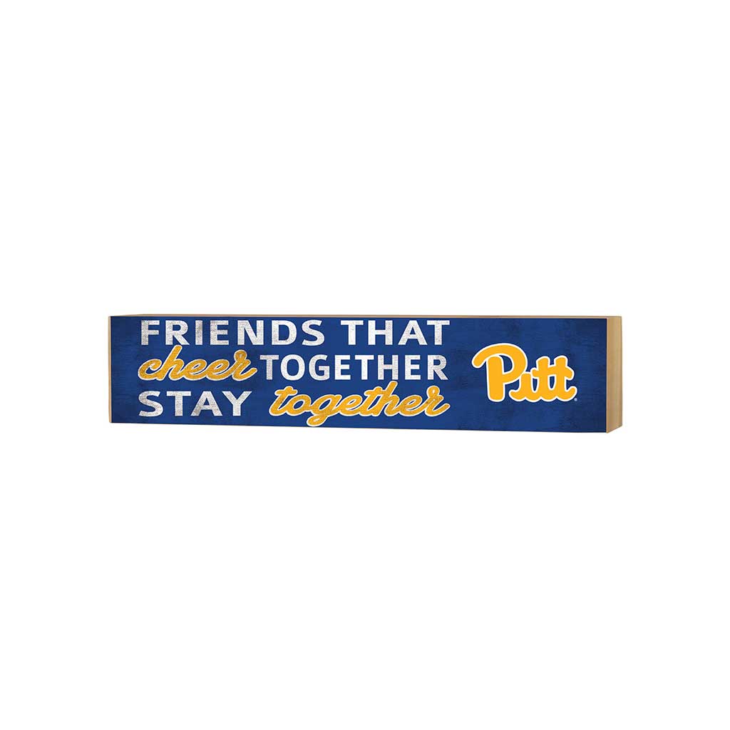 3x13 Block Team Logo Friends That Cheers Pittsburgh Panthers