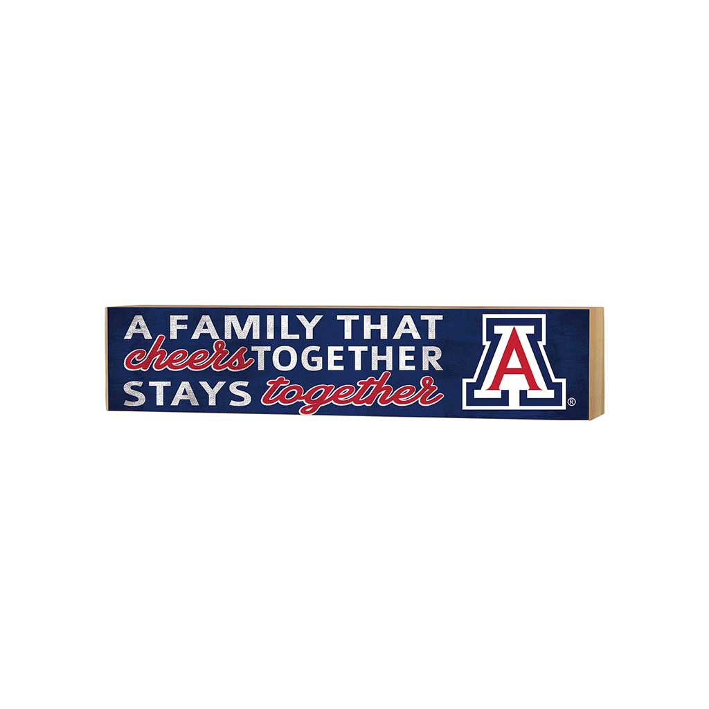 3x13 Block Team Logo Family That Cheers Arizona Wildcats