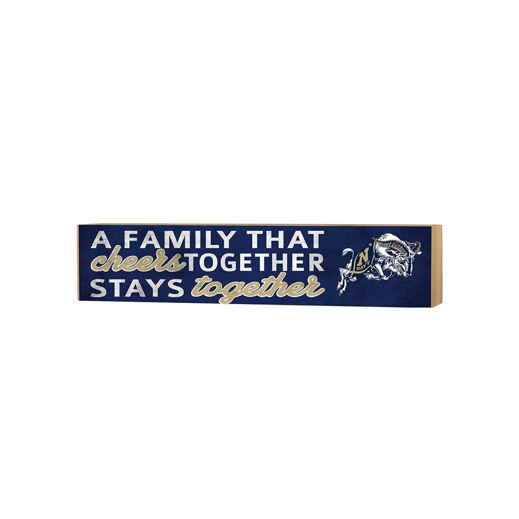3x13 Block Team Logo Family That Cheers Naval Academy Midshipmen
