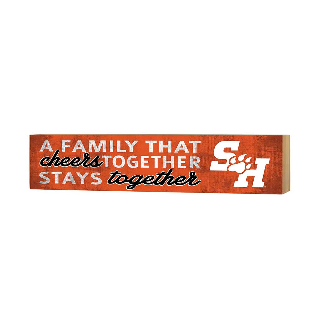 3x13 Block Team Logo Family That Cheers Sam Houston State Bearkats