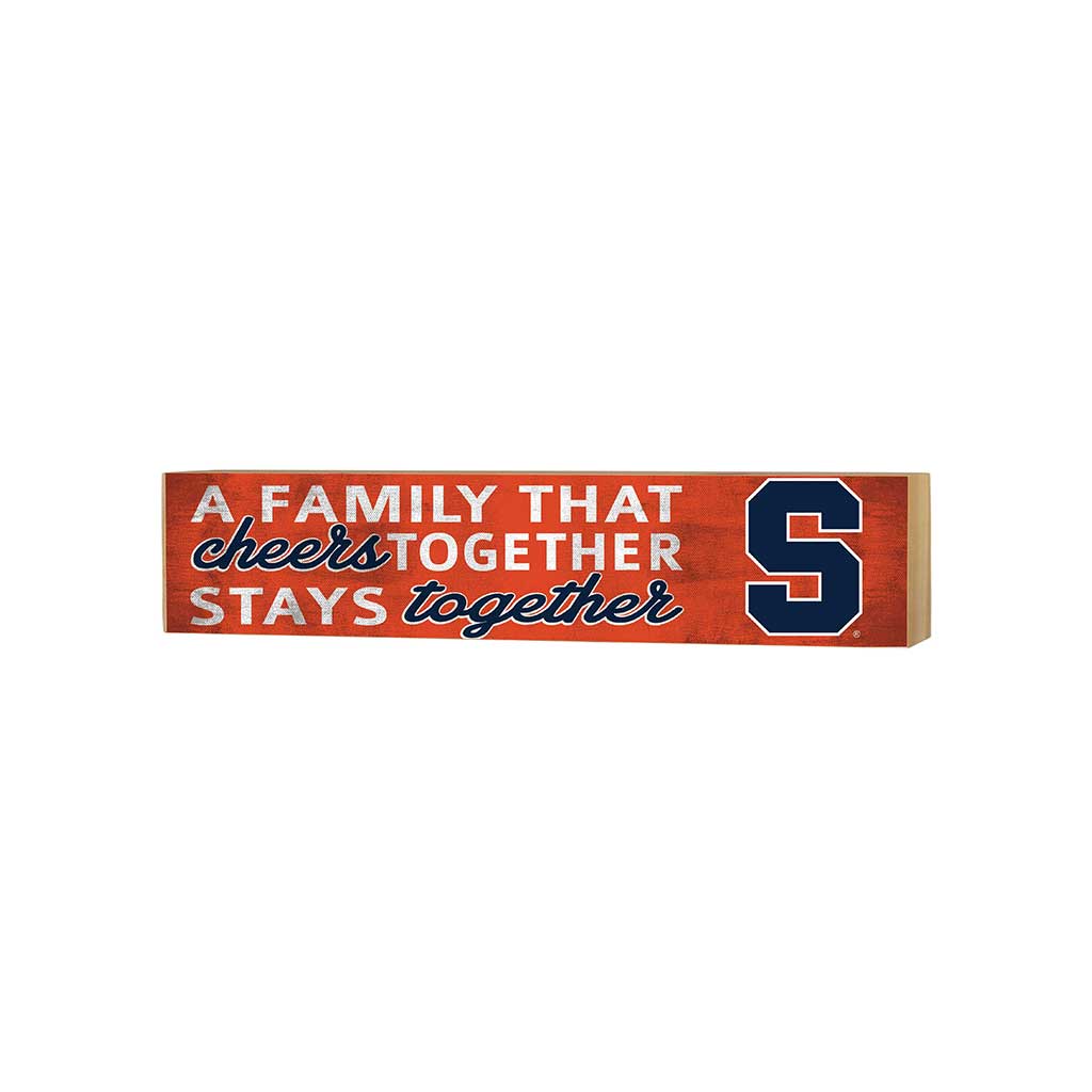 3x13 Block Team Logo Family That Cheers Syracuse Orange
