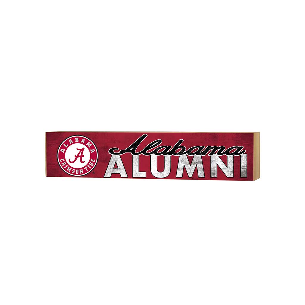 3x13 Block Team Logo Alumni Alabama Crimson Tide