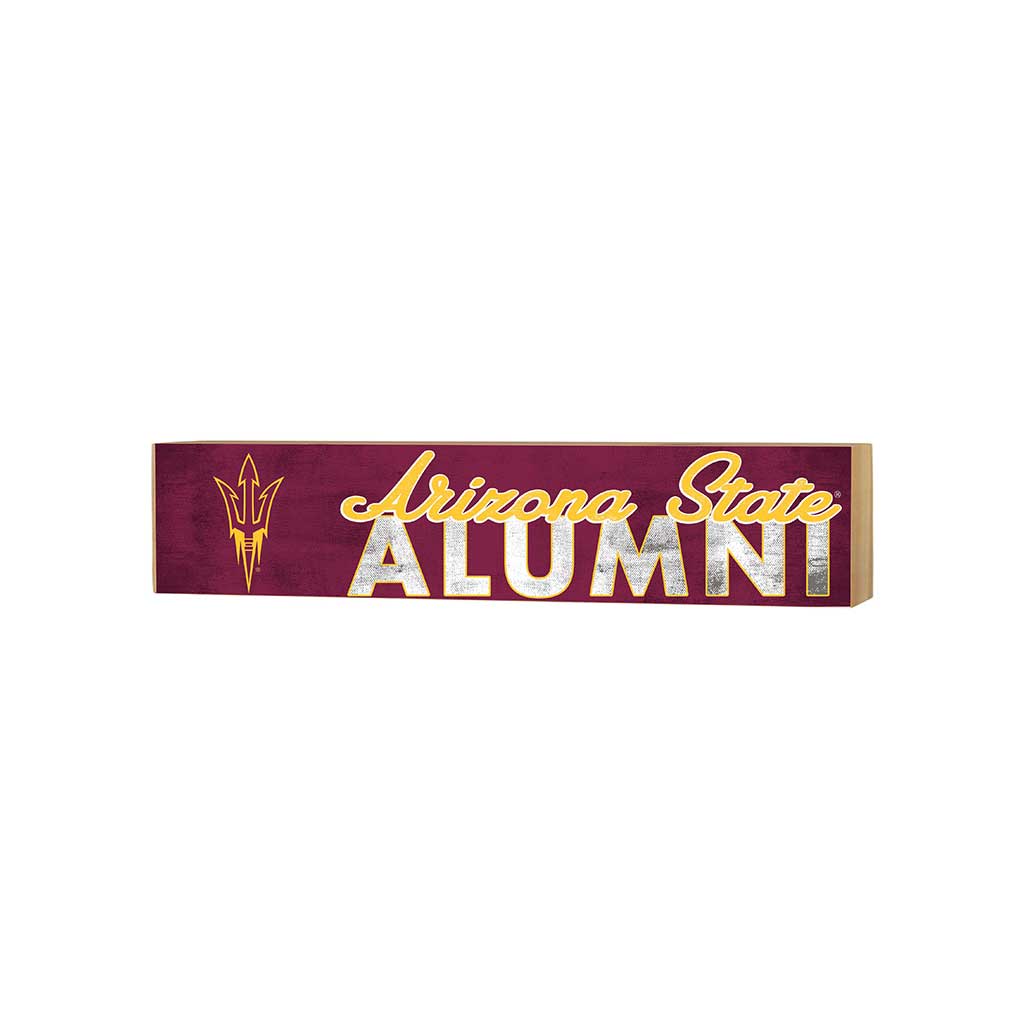 3x13 Block Team Logo Alumni Arizona State Sun Devils