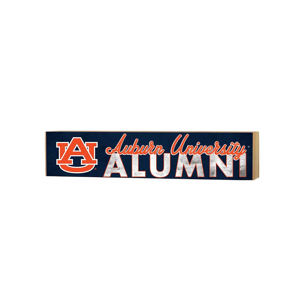3x13 Block Team Logo Alumni Auburn Tigers