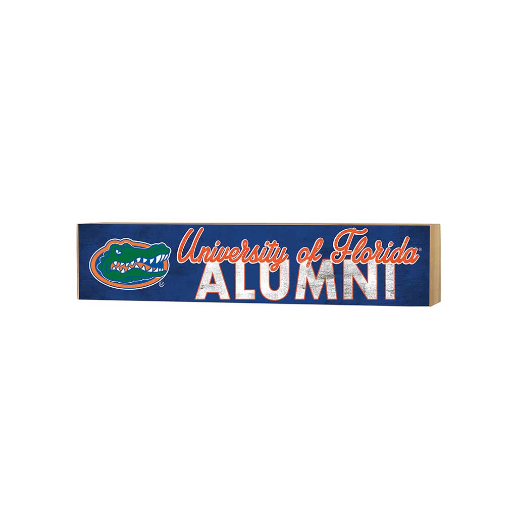 3x13 Block Team Logo Alumni Florida Gators