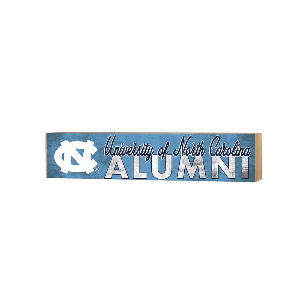 3x13 Block Team Logo Alumni North Carolina Chapel Hill Tar Heels