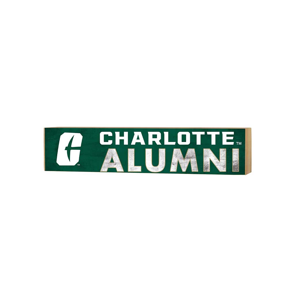 3x13 Block Team Logo Alumni North Carolina Charlotte 49ers
