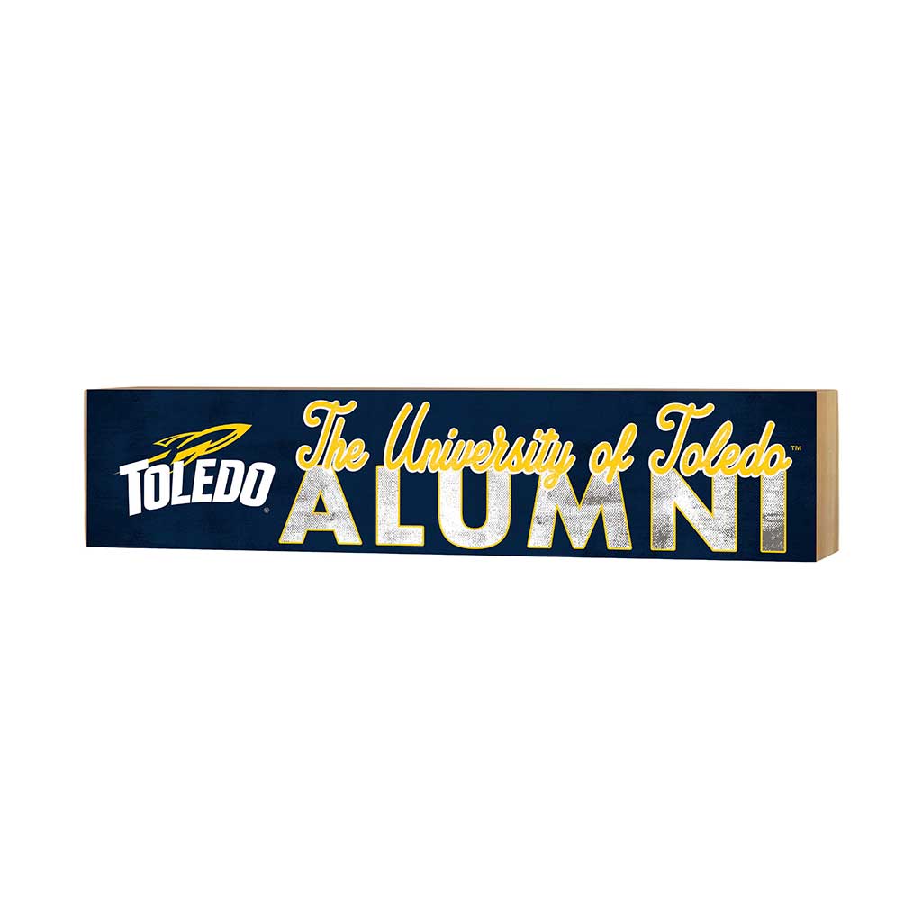 3x13 Block Team Logo Alumni Toledo Rockets