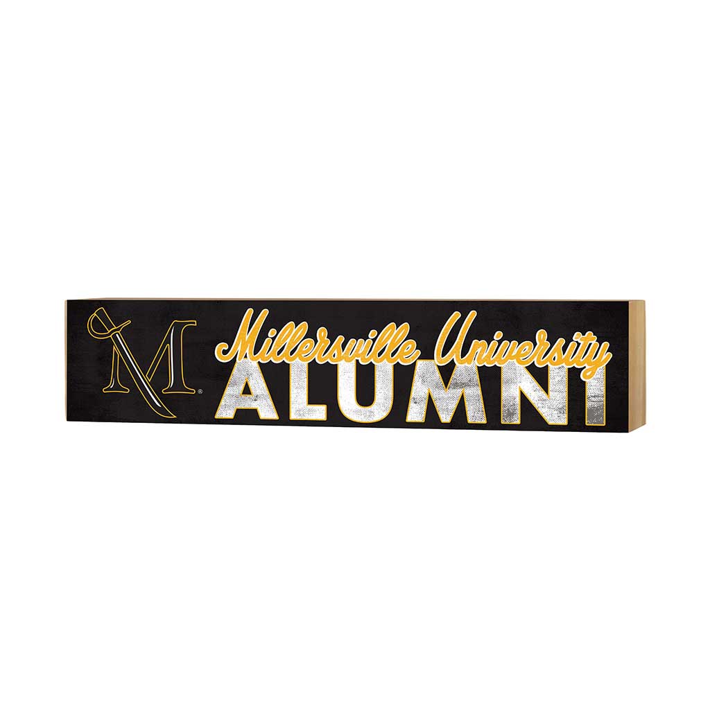 3x13 Block Team Logo Alumni Millersville University Marauders