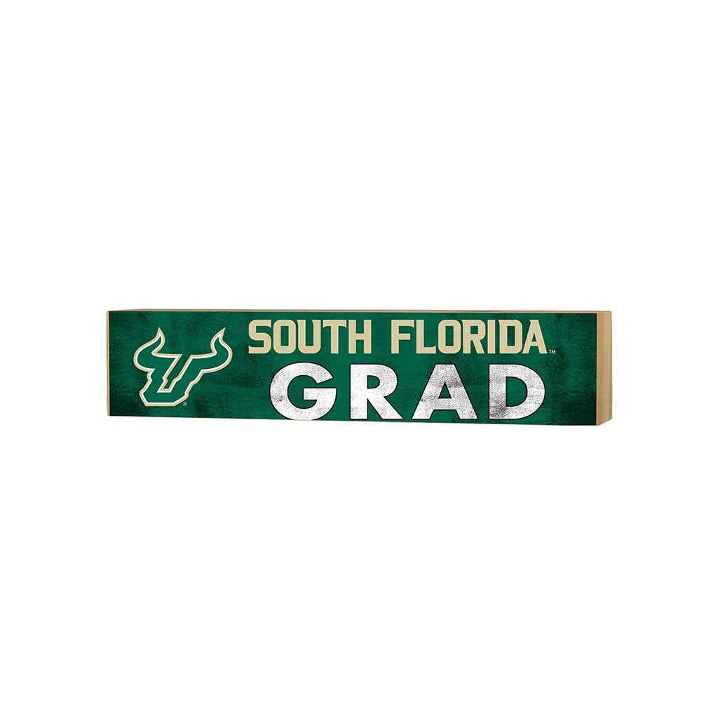 3x13 Block Team Logo Grad South Florida Bulls