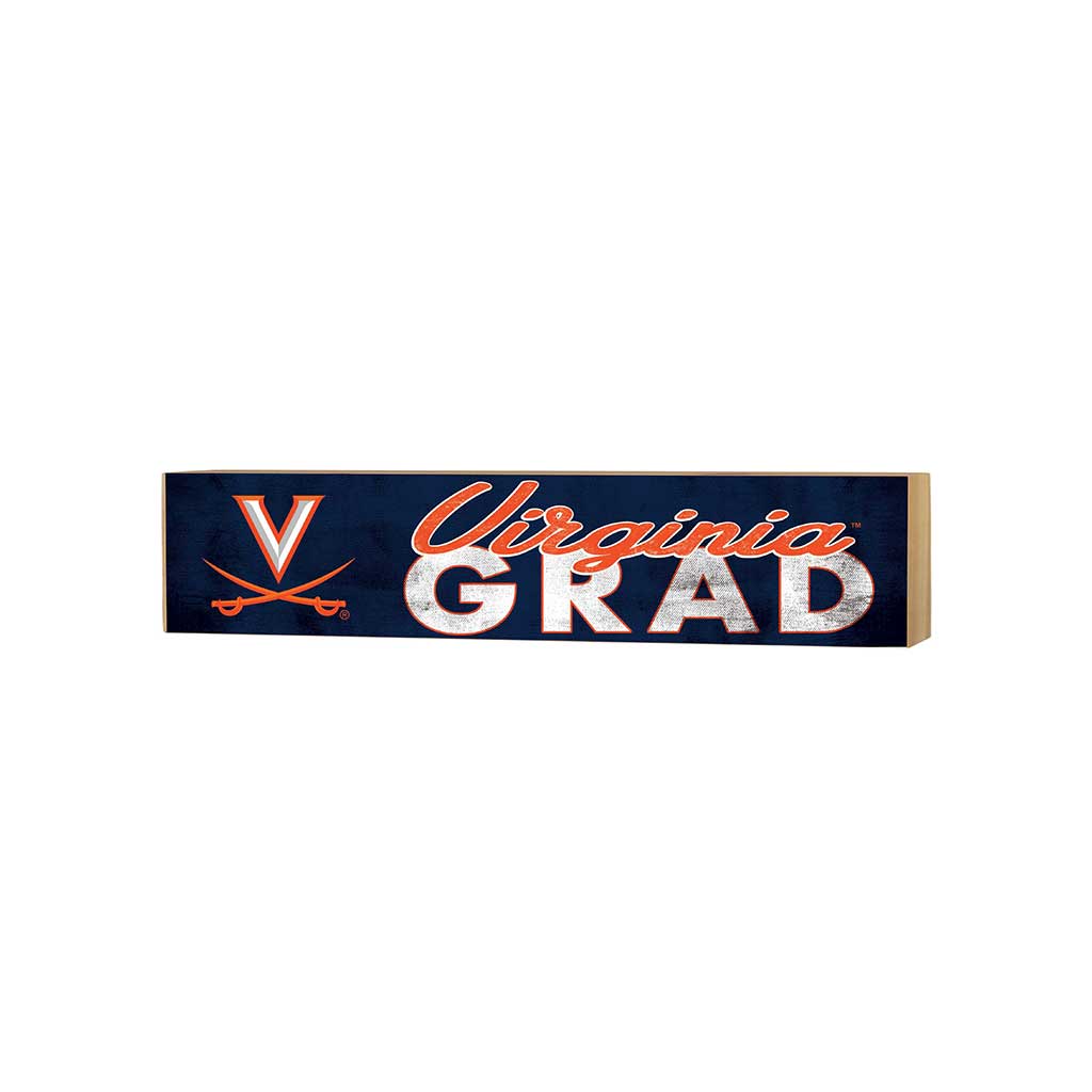 3x13 Block Team Logo Grad Virginia Cavaliers