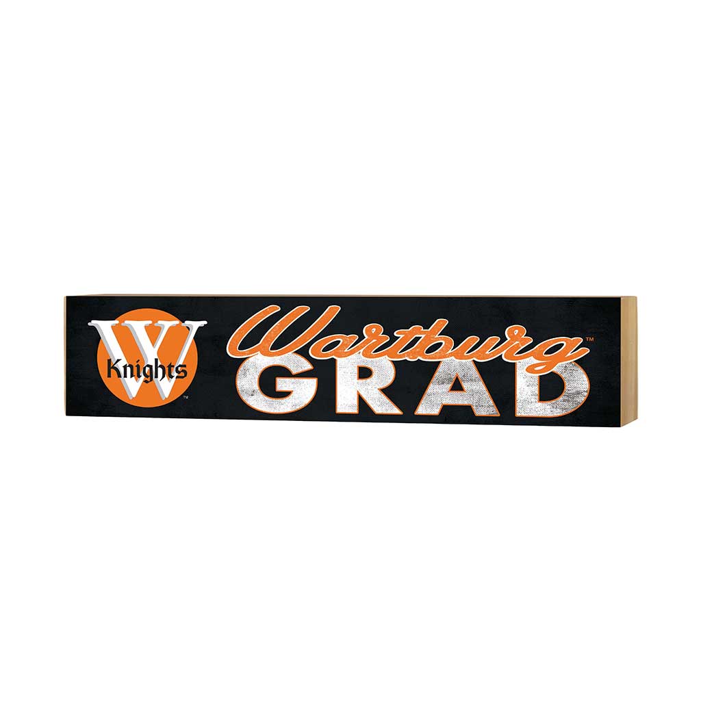 3x13 Block Team Logo Grad Wartburg College Knights