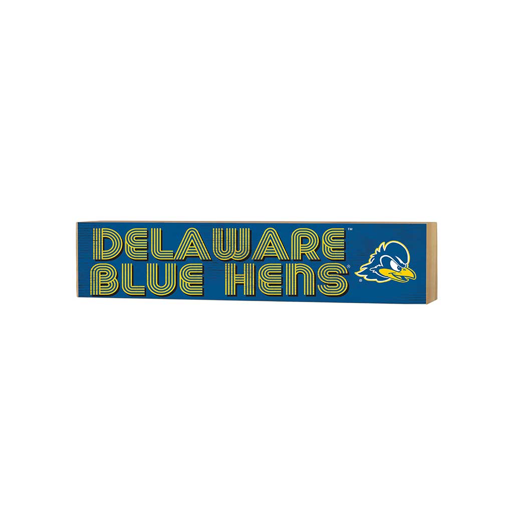 3x13 Block Good Vibes Team Delaware Fightin Blue Hens