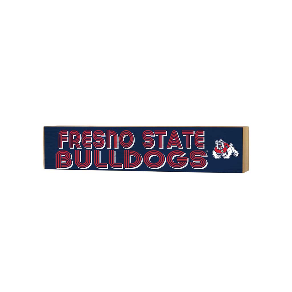 3x13 Block Good Vibes Team Fresno State Bulldogs