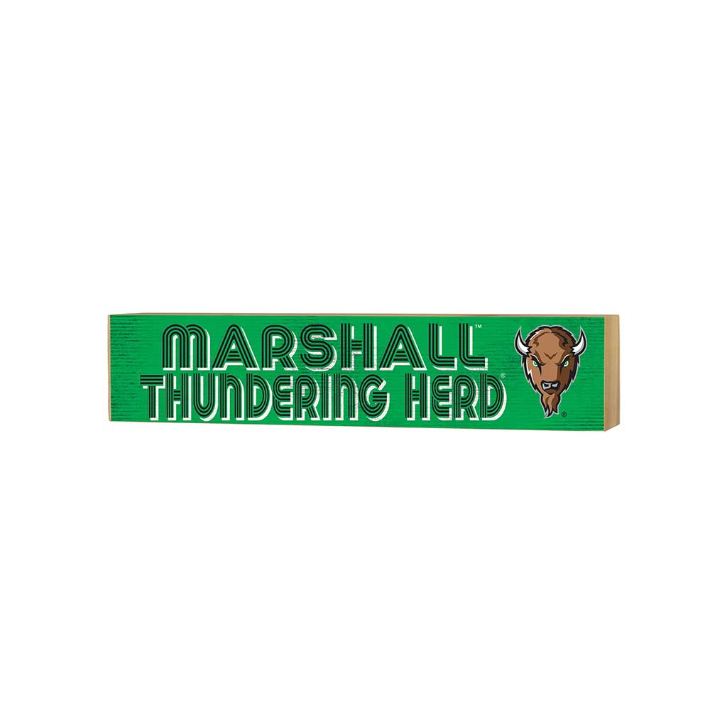 3x13 Block Good Vibes Team Marshall Thundering Herd