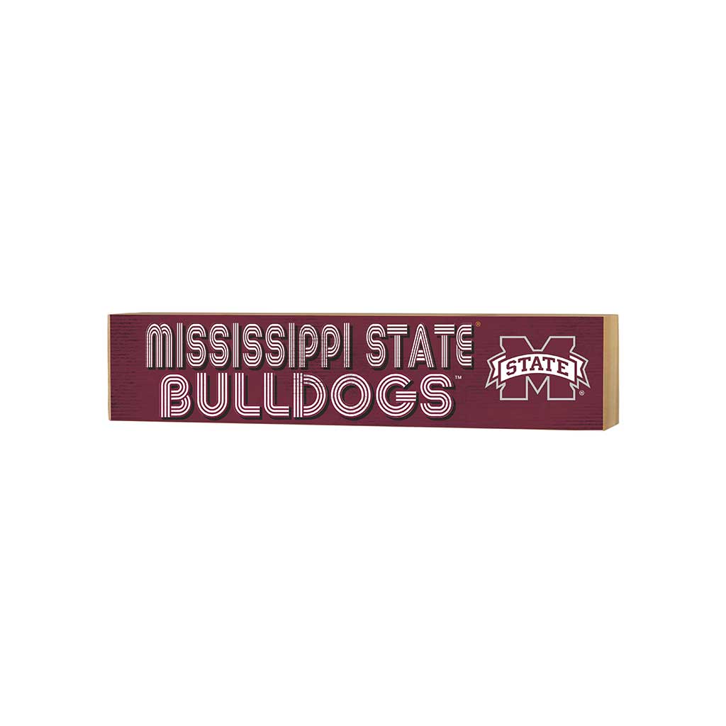 3x13 Block Good Vibes Team Mississippi State Bulldogs