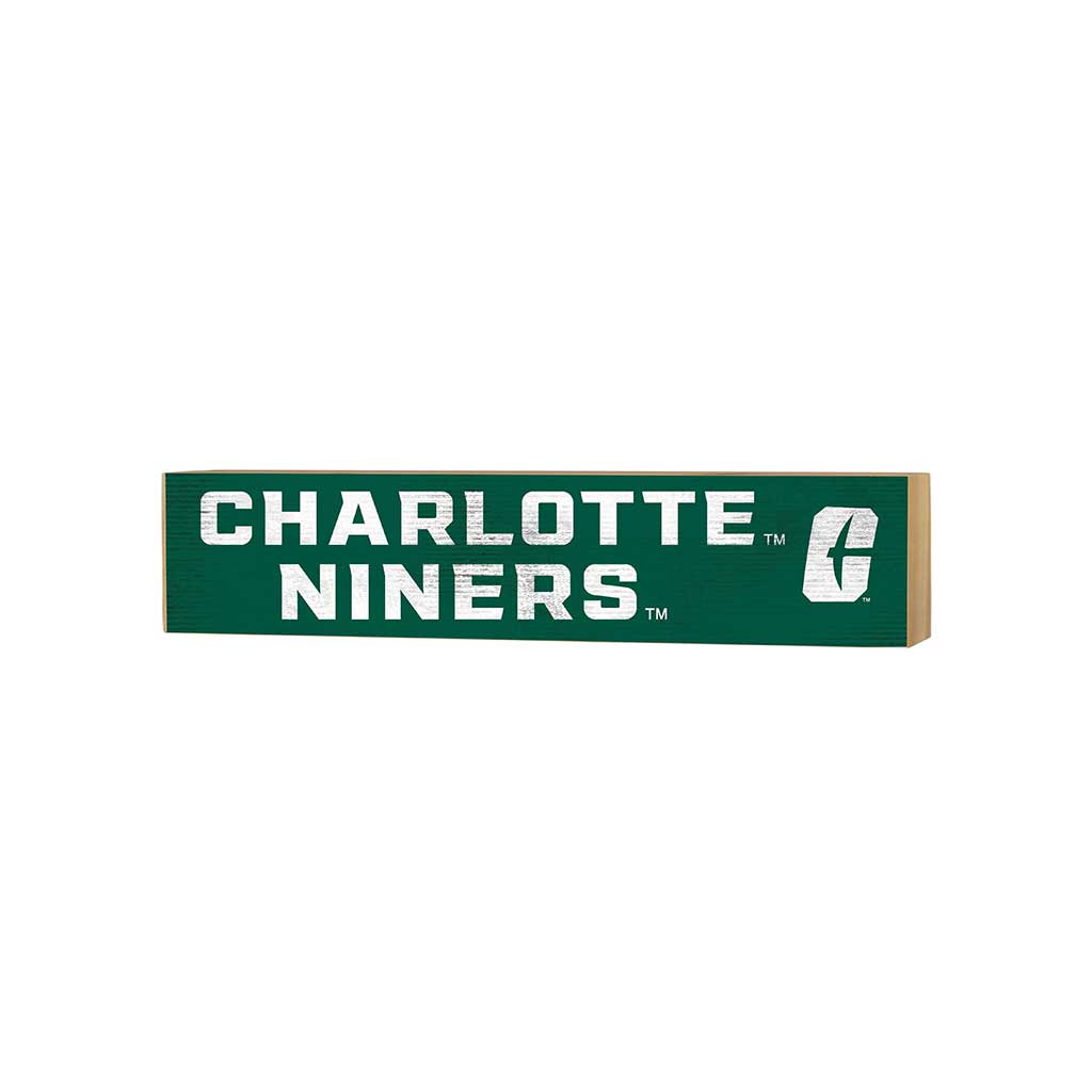 3x13 Block Good Vibes Team North Carolina Charlotte 49ers
