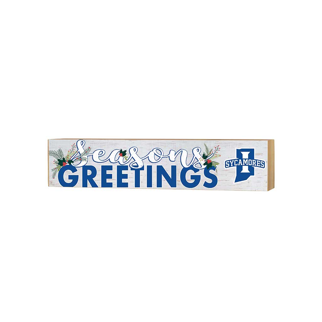 3x13 Block Seasons Greetings Indiana State Sycamores