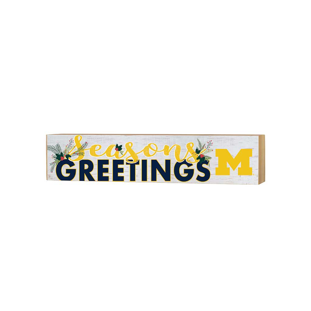 3x13 Block Seasons Greetings Michigan Wolverines
