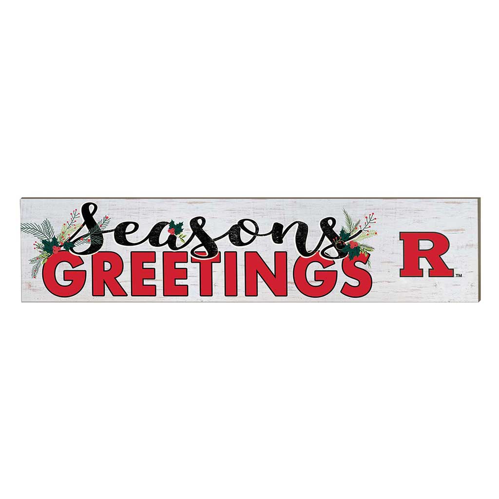 3x13 Block Seasons Greetings Rutgers Scarlet Knights