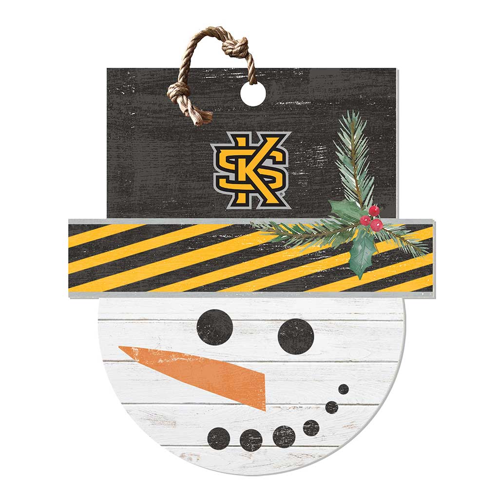 Large Snowman Sign Kennesaw State Owls
