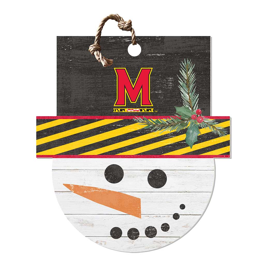 Large Snowman Sign Maryland Terrapins