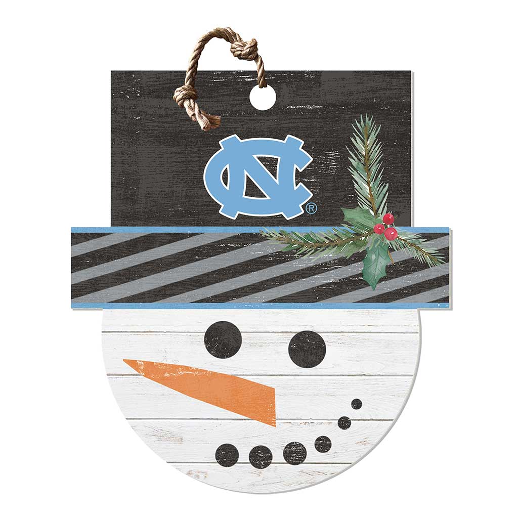 Large Snowman Sign North Carolina (Chapel Hill) Tar Heels