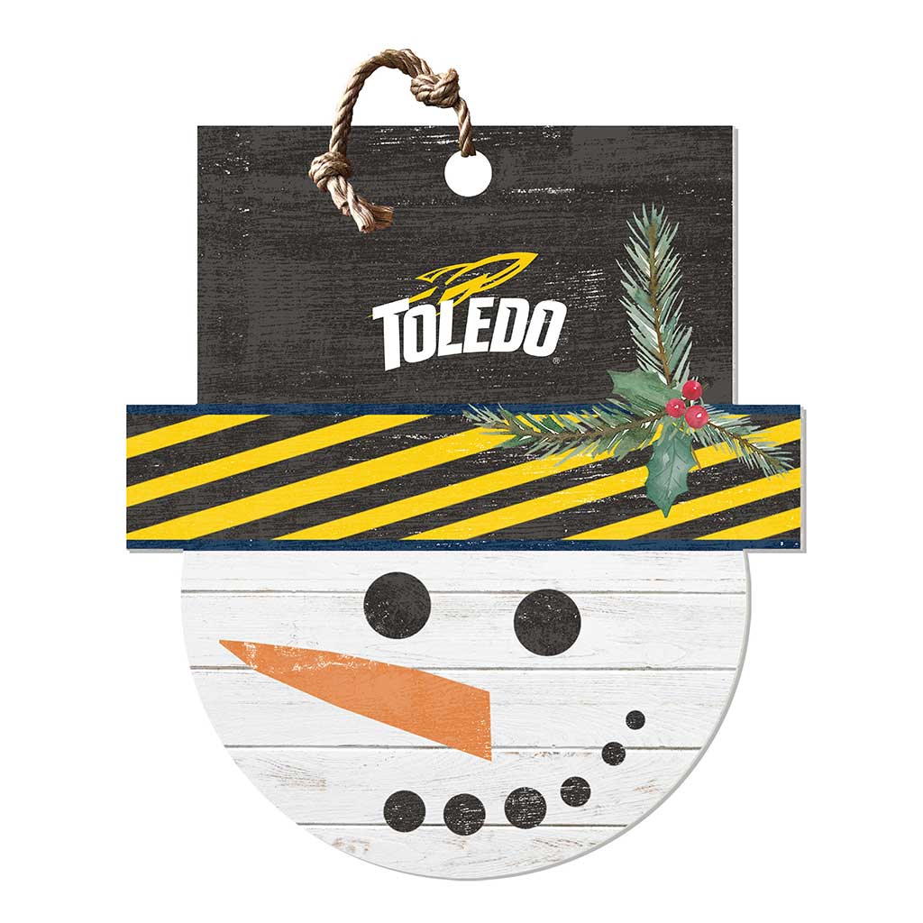 Large Snowman Sign Toledo Rockets