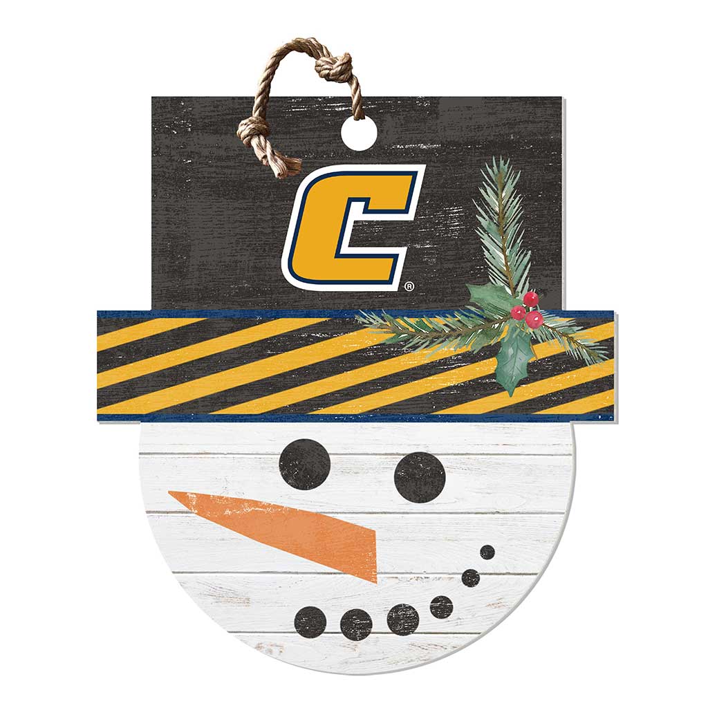 Large Snowman Sign Tennessee Chattanooga Mocs