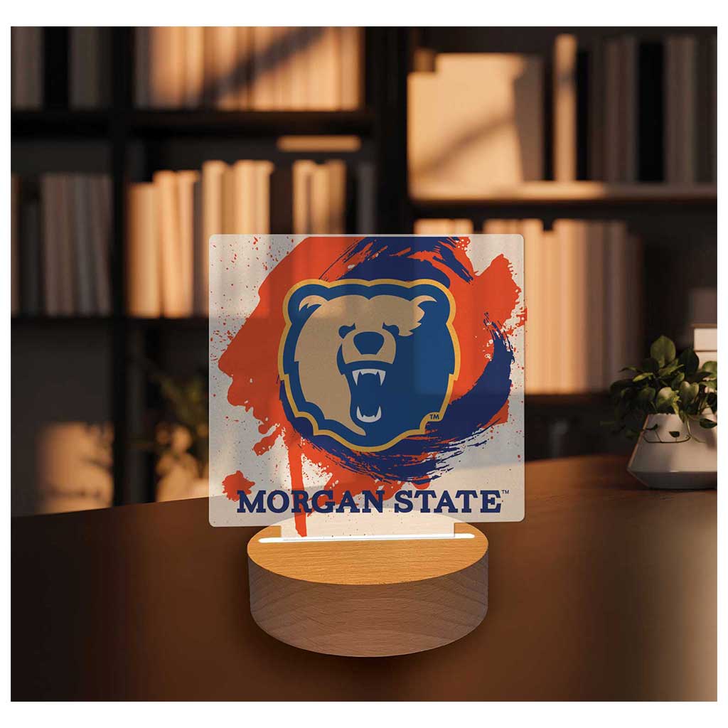 Paint Splash Acrylic Light Up Bundle Morgan State Bears