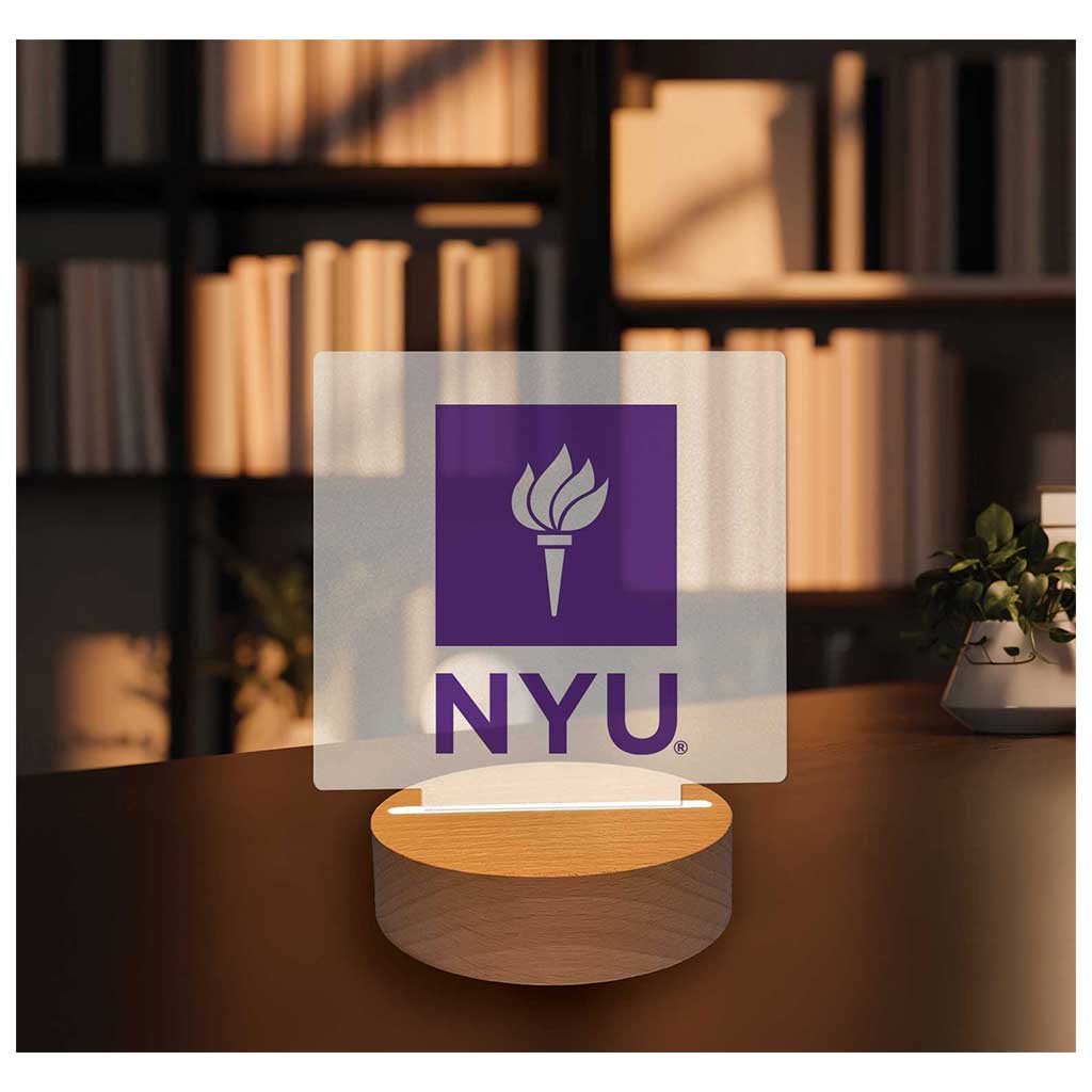 Paint Splash Acrylic Light Up Bundle New York University Violets