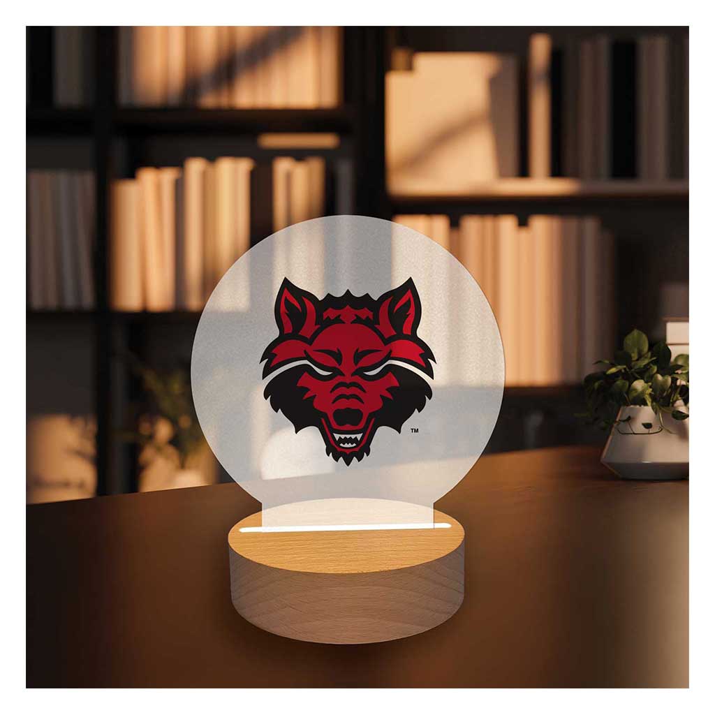 Team Logo Acrylic Light Up Bundle Arkansas State Red Wolves