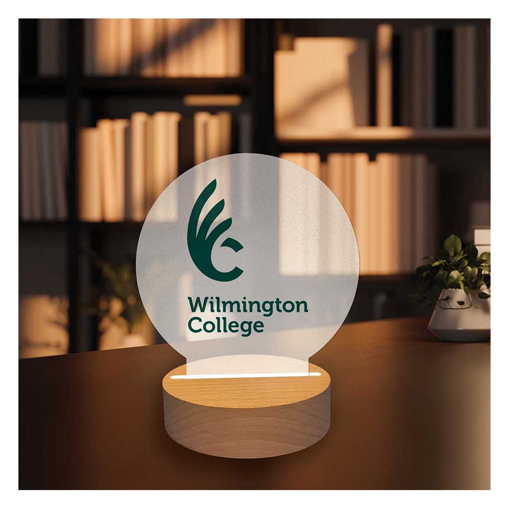 Team Logo Acrylic Light Up Bundle Wilmington College Quakers
