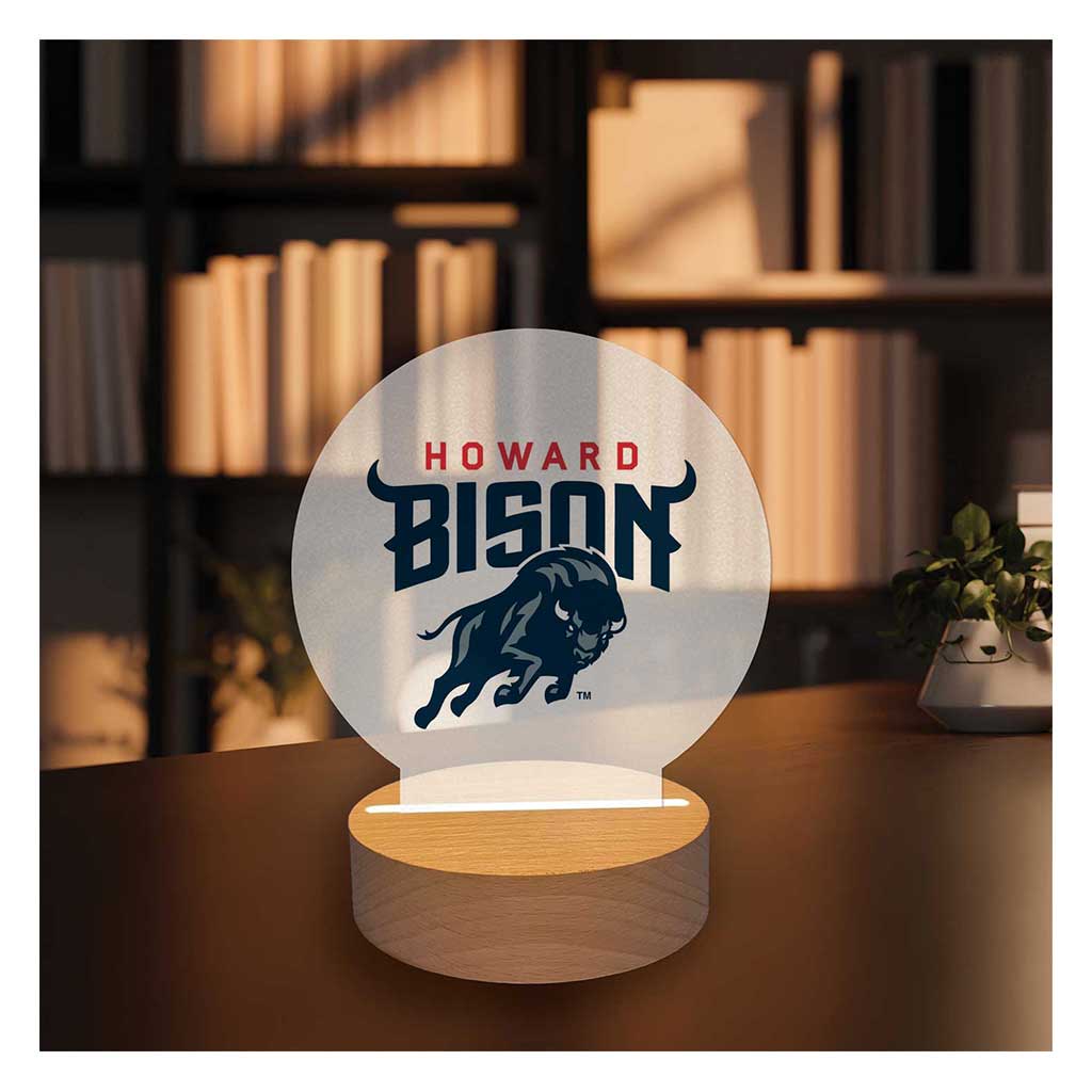 Team Logo Acrylic Light Up Bundle Howard Bison