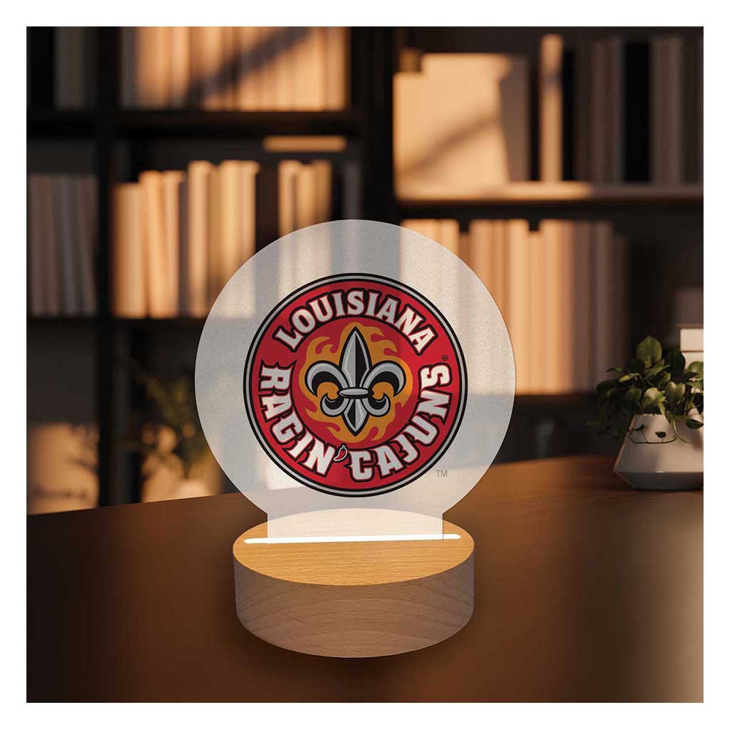 Team Logo Acrylic Light Up Bundle Louisiana State Lafayette Ragin Cajuns