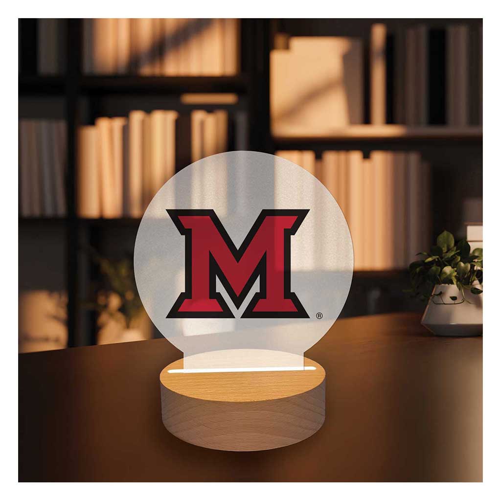 Team Logo Acrylic Light Up Bundle Miami of Ohio Redhawks