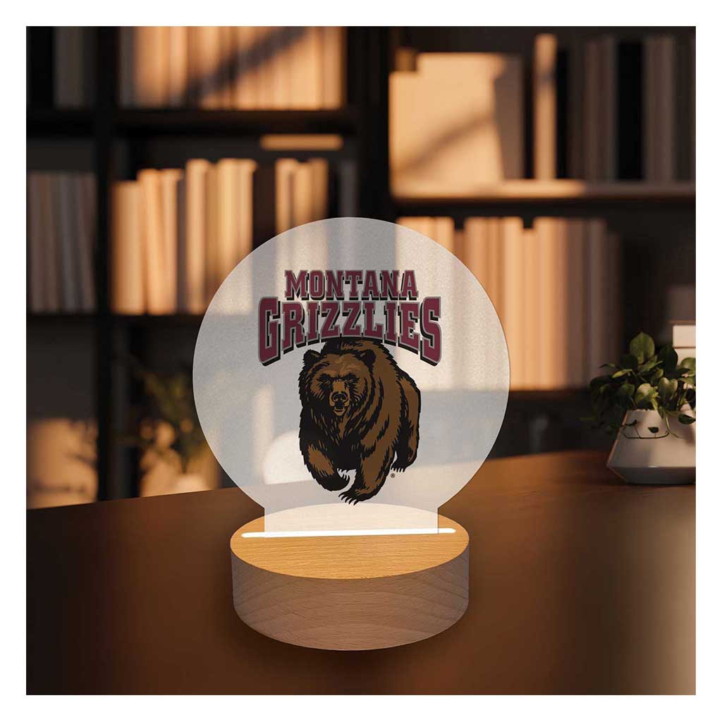 Team Logo Acrylic Light Up Bundle Montana Grizzlies