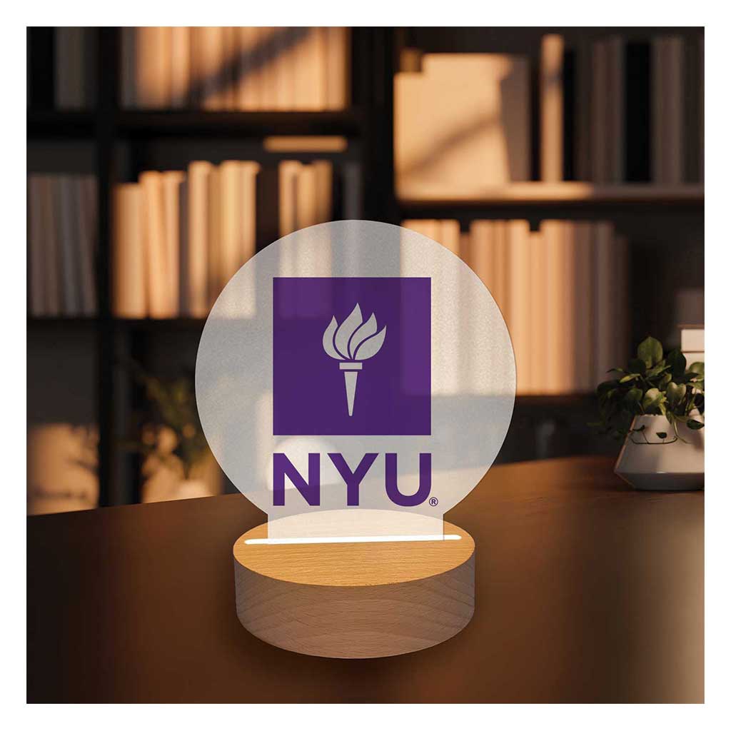 Team Logo Acrylic Light Up Bundle New York University Violets