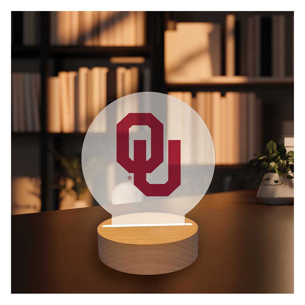 Team Logo Acrylic Light Up Bundle Oklahoma Sooners