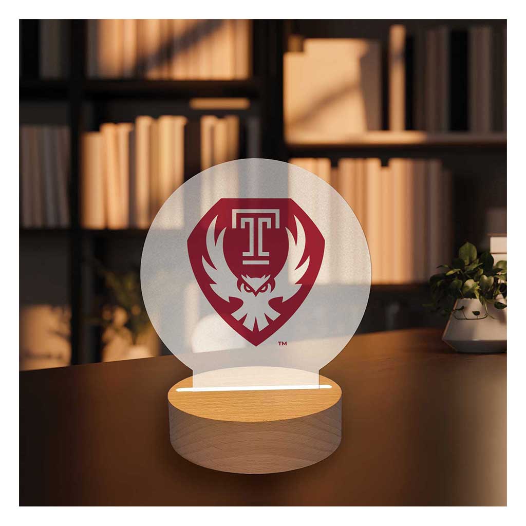 Team Logo Acrylic Light Up Bundle Temple Owls