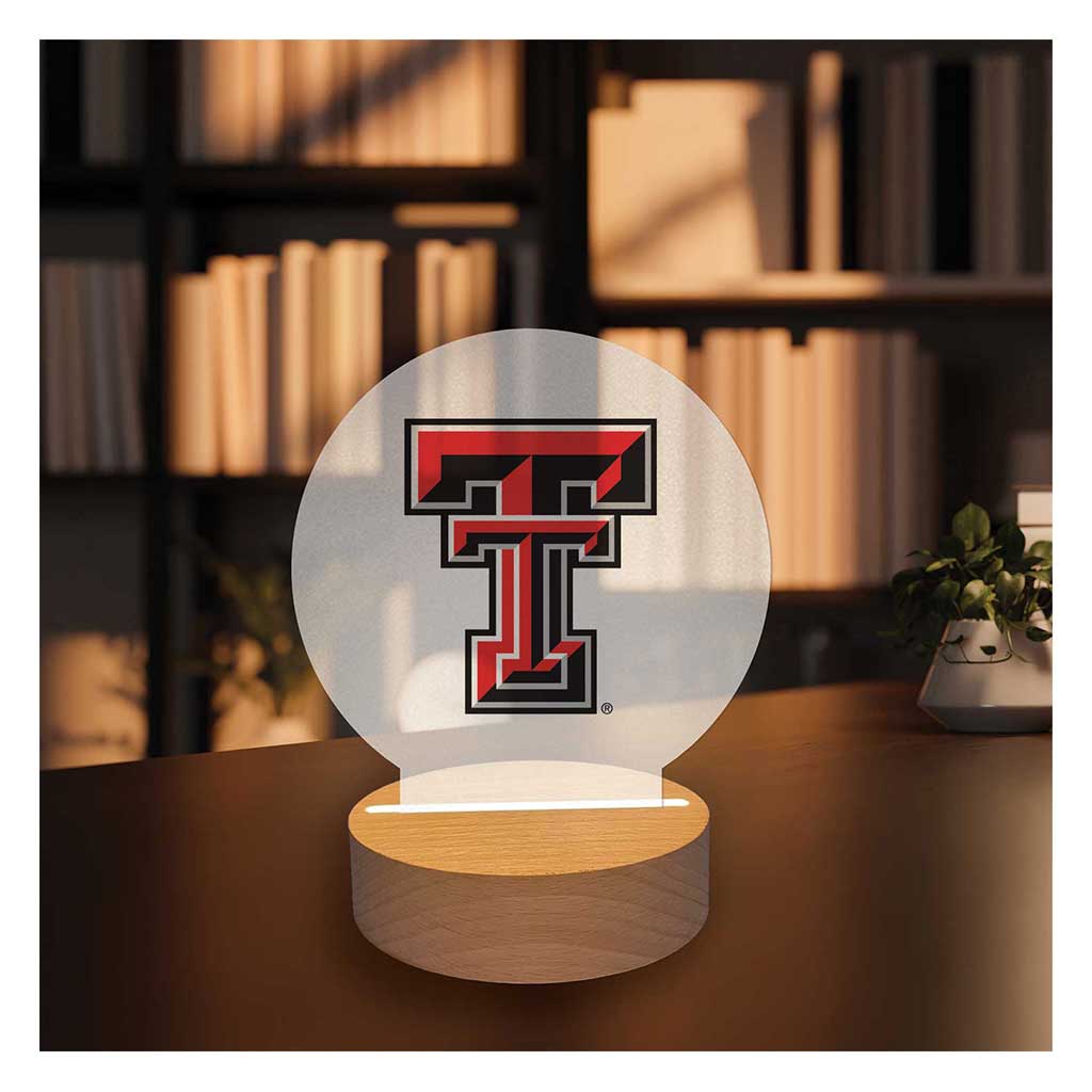 Team Logo Acrylic Light Up Bundle Texas Tech Red Raiders