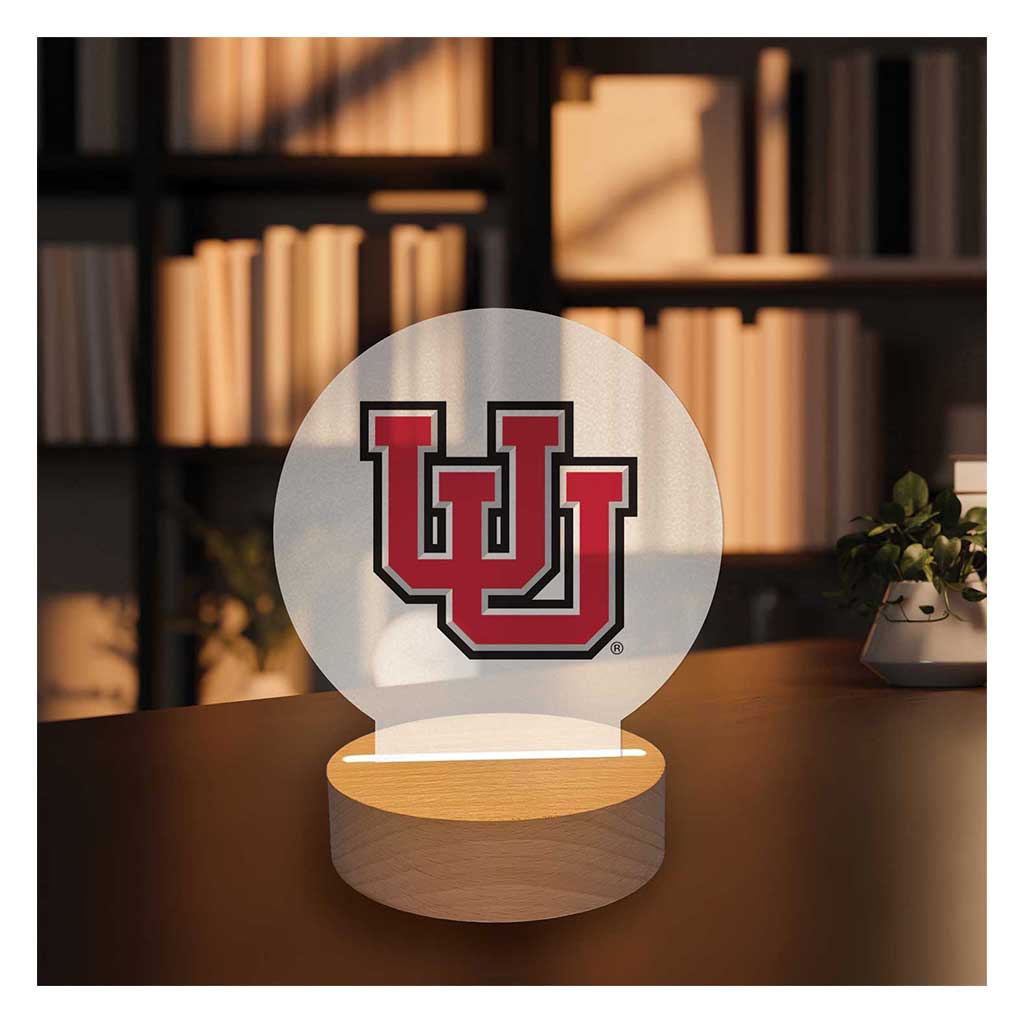 Team Logo Acrylic Light Up Bundle Utah Running Utes